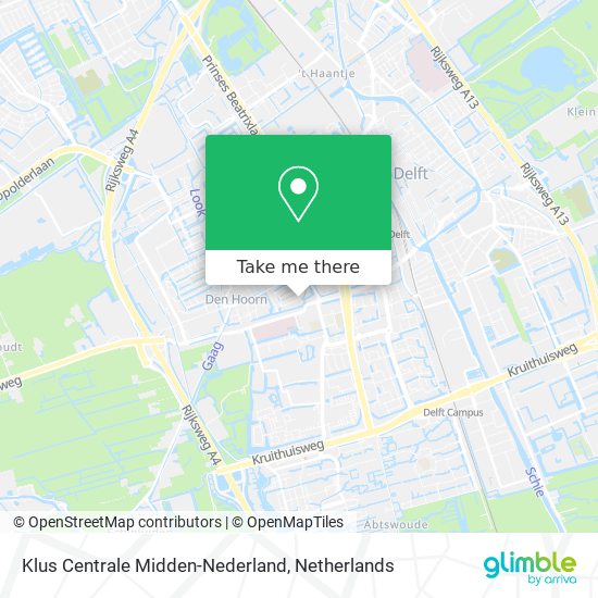 Klus Centrale Midden-Nederland Karte