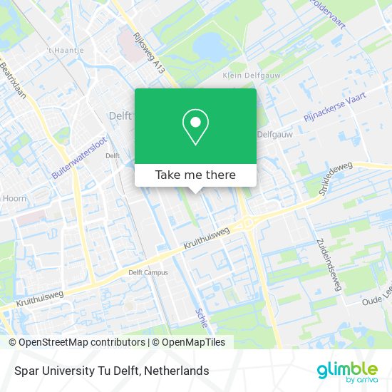 Spar University Tu Delft Karte