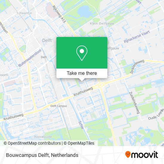 Bouwcampus Delft Karte