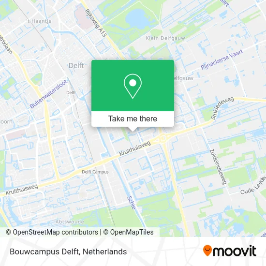 Bouwcampus Delft map