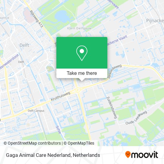 Gaga Animal Care Nederland map