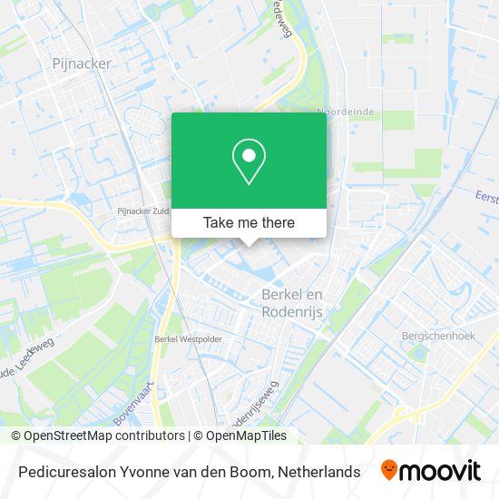 Pedicuresalon Yvonne van den Boom map