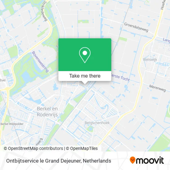 Ontbijtservice le Grand Dejeuner map