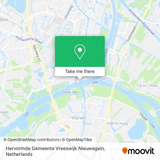 Hervormde Gemeente Vreeswijk Nieuwegein Karte