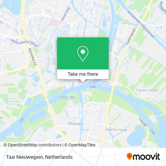 Taxi Nieuwegein map