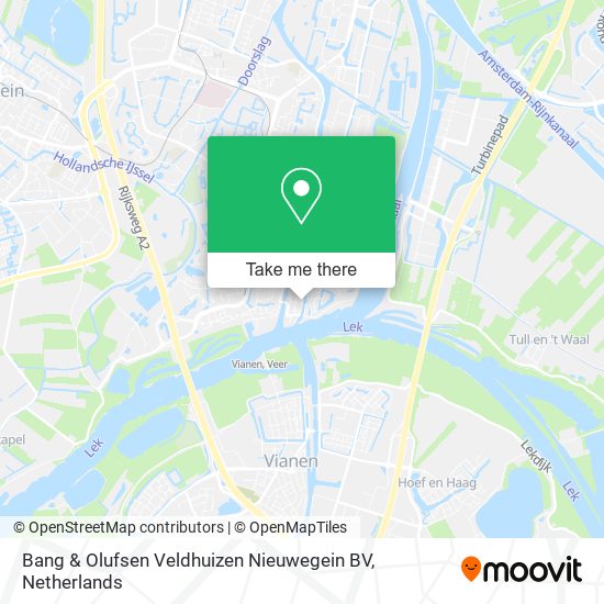 Bang & Olufsen Veldhuizen Nieuwegein BV Karte