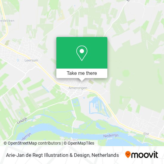 Arie-Jan de Regt Illustration & Design map