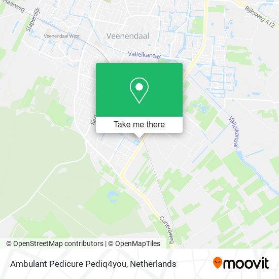 Ambulant Pedicure Pediq4you map