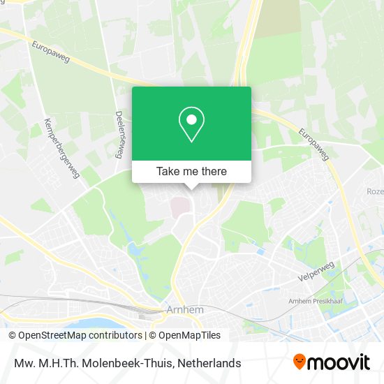 Mw. M.H.Th. Molenbeek-Thuis Karte