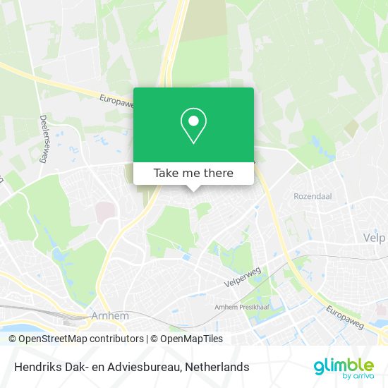 Hendriks Dak- en Adviesbureau map