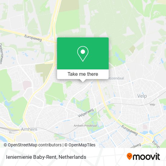 Ieniemienie Baby-Rent map