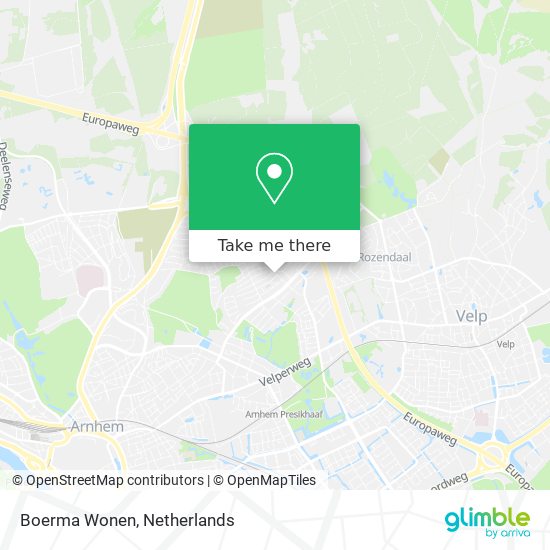 Boerma Wonen map