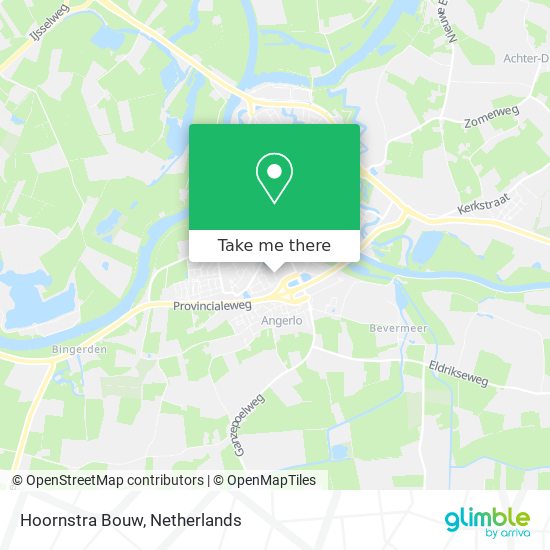 Hoornstra Bouw map