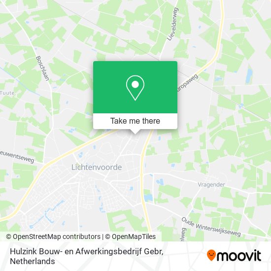 Hulzink Bouw- en Afwerkingsbedrijf Gebr map