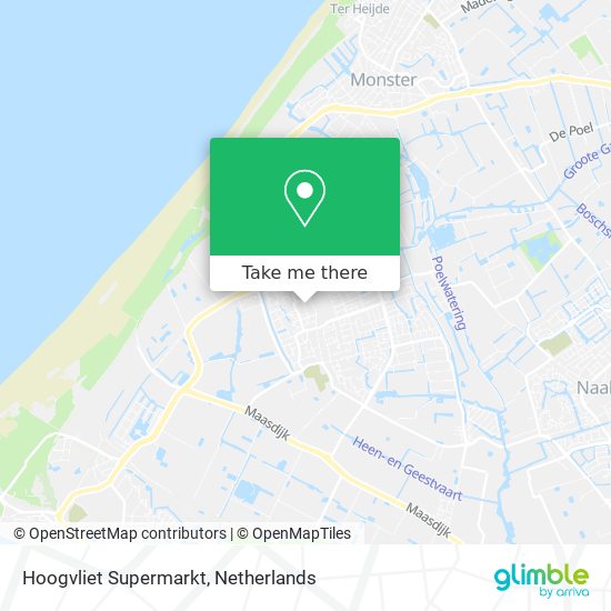 Hoogvliet Supermarkt map