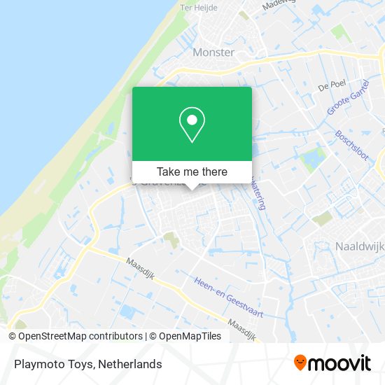 Playmoto Toys map