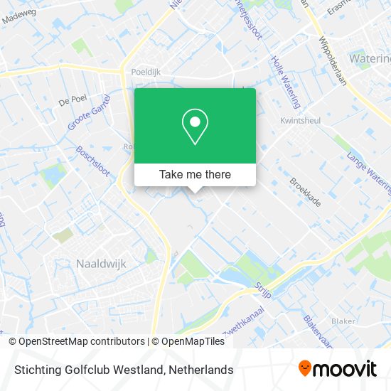 Stichting Golfclub Westland map