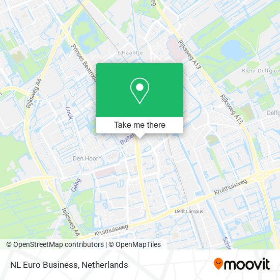 NL Euro Business map