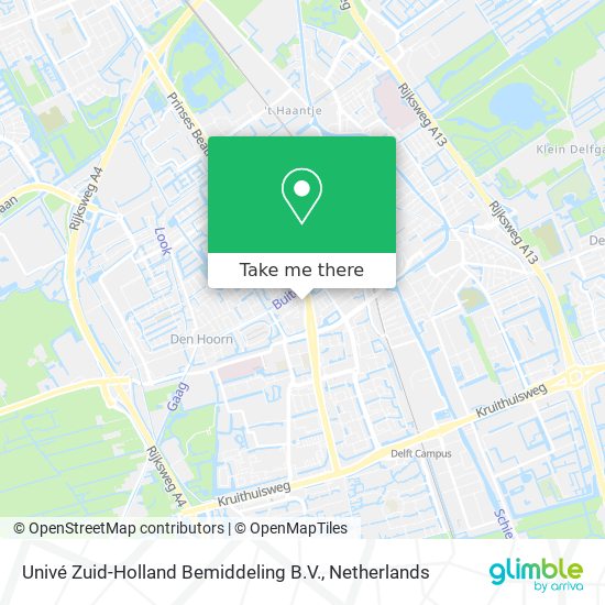 Univé Zuid-Holland Bemiddeling B.V. map