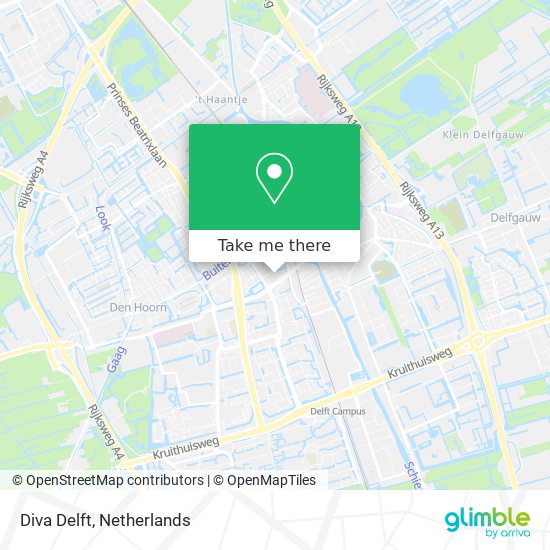 Diva Delft map