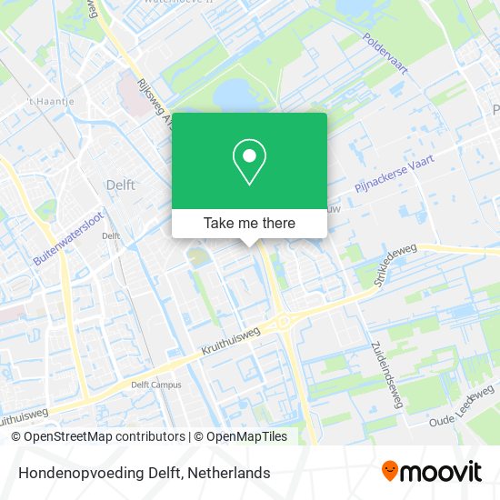 Hondenopvoeding Delft map