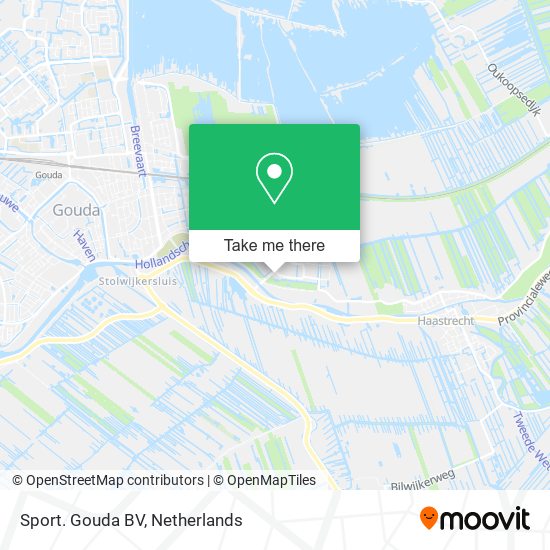 Sport. Gouda BV map