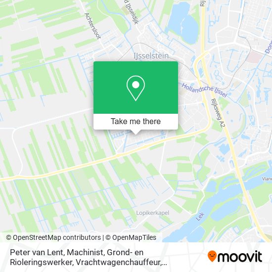 Peter van Lent, Machinist, Grond- en Rioleringswerker, Vrachtwagenchauffeur map