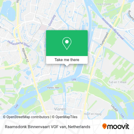 Raamsdonk Binnenvaart VOF van map