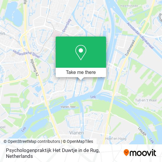 Psychologenpraktijk Het Duwtje in de Rug map