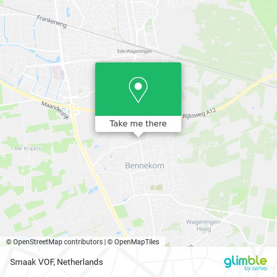 Smaak VOF map