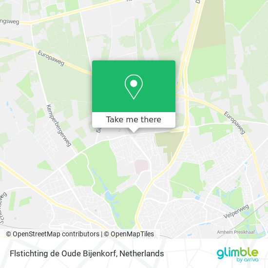 Flstichting de Oude Bijenkorf Karte