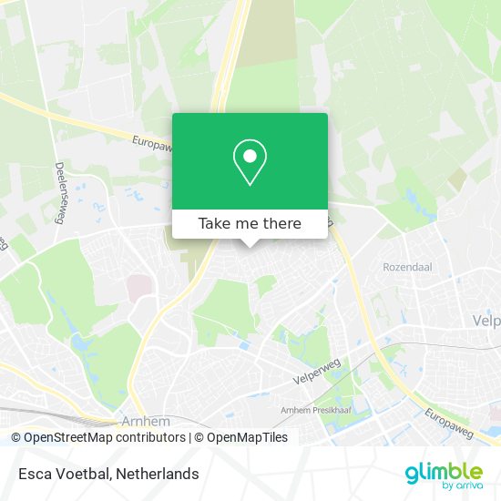 Esca Voetbal map