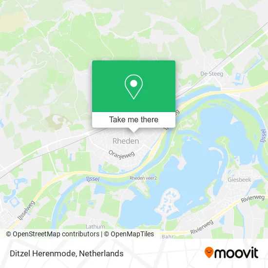 Ditzel Herenmode map