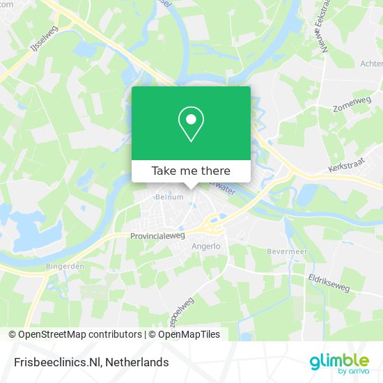 Frisbeeclinics.Nl map