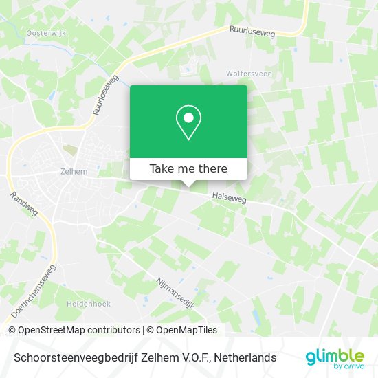 Schoorsteenveegbedrijf Zelhem V.O.F. Karte