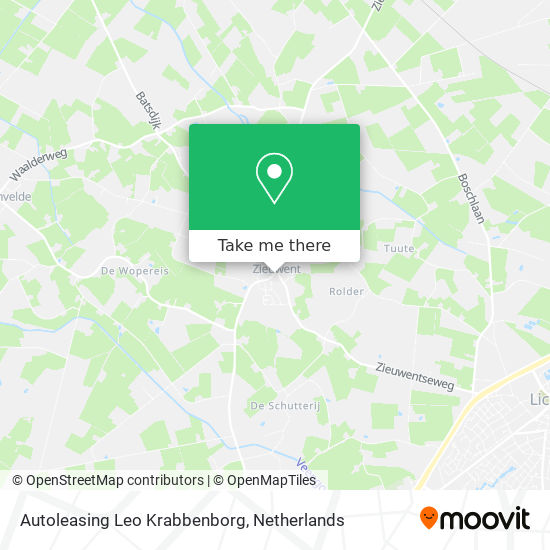 Autoleasing Leo Krabbenborg map