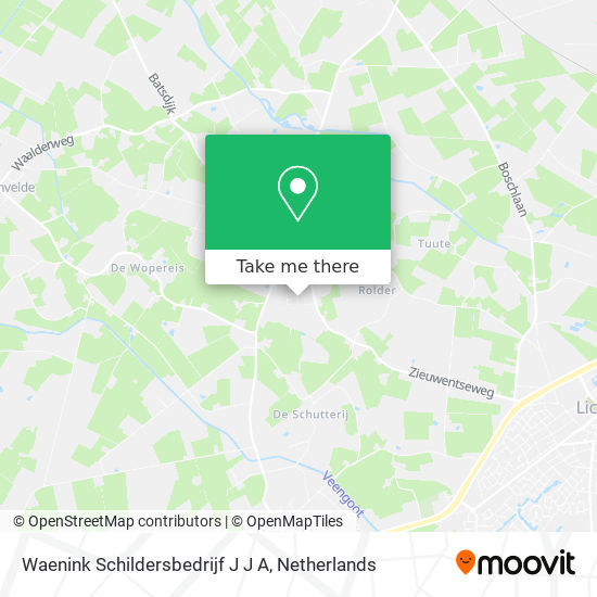 Waenink Schildersbedrijf J J A map