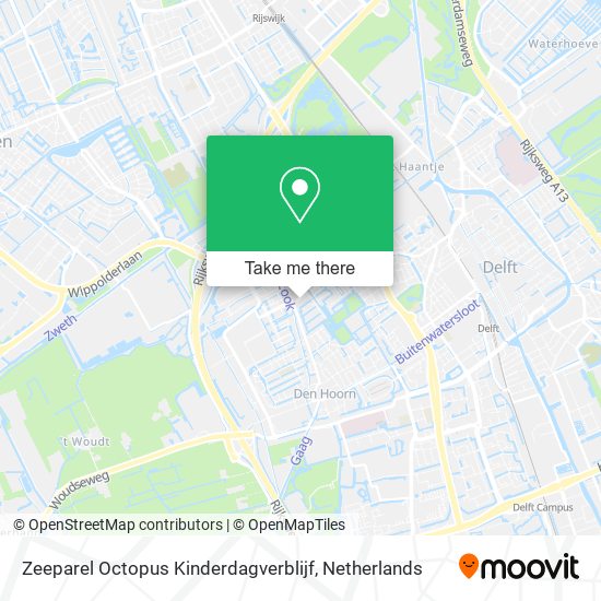 Zeeparel Octopus Kinderdagverblijf map