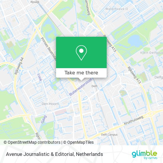 Avenue Journalistic & Editorial map
