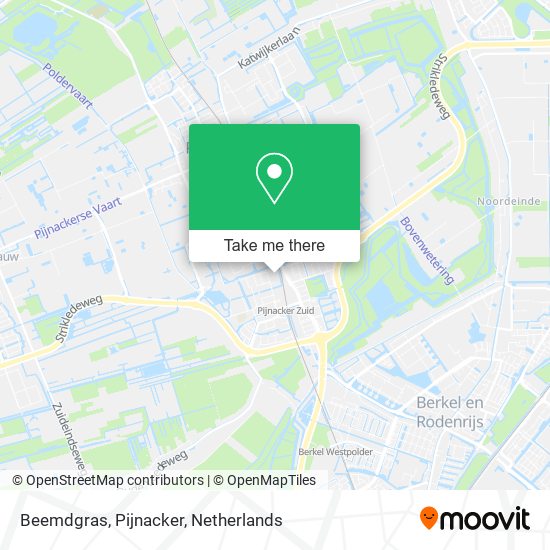 Beemdgras, Pijnacker map