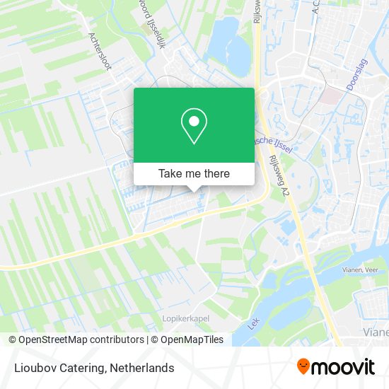 Lioubov Catering map