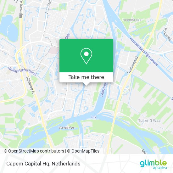 Capem Capital Hq map