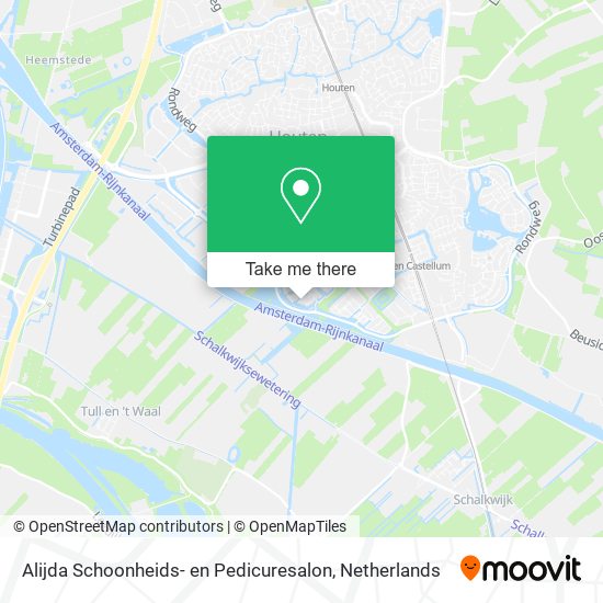 Alijda Schoonheids- en Pedicuresalon map