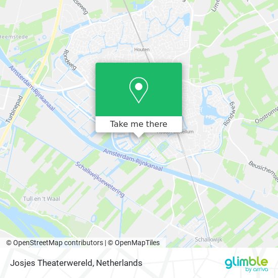 Josjes Theaterwereld map