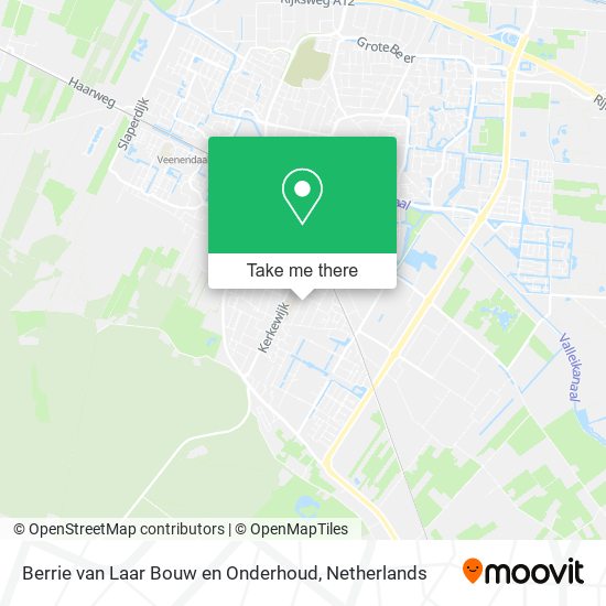 Berrie van Laar Bouw en Onderhoud map