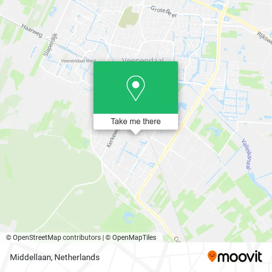 Middellaan map