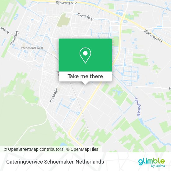 Cateringservice Schoemaker map