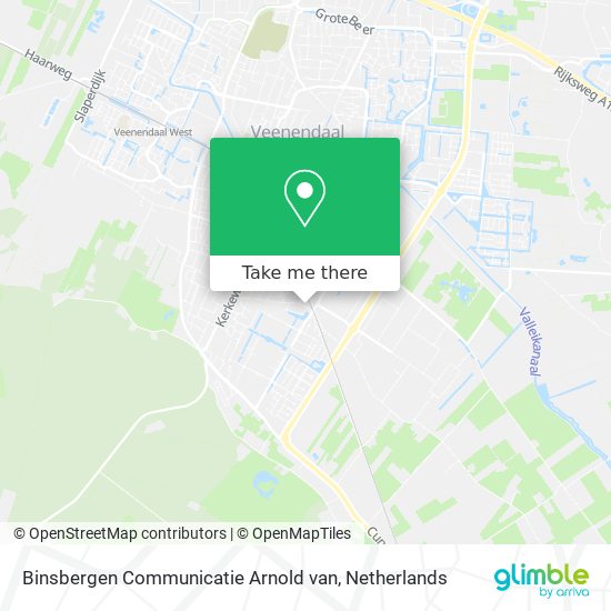 Binsbergen Communicatie Arnold van Karte