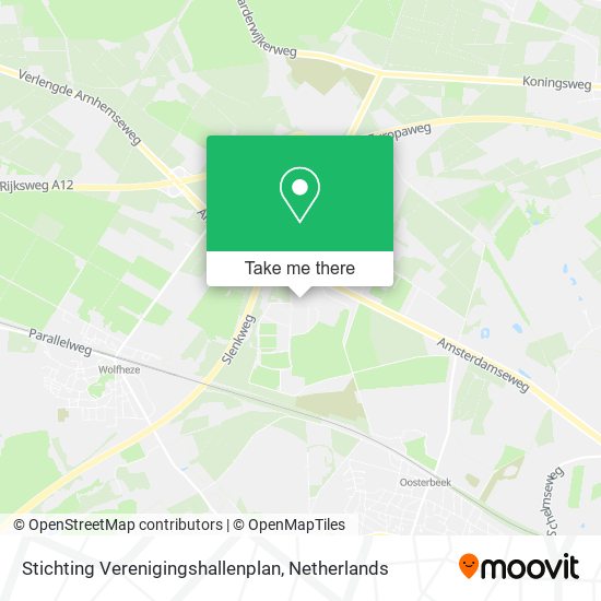 Stichting Verenigingshallenplan Karte