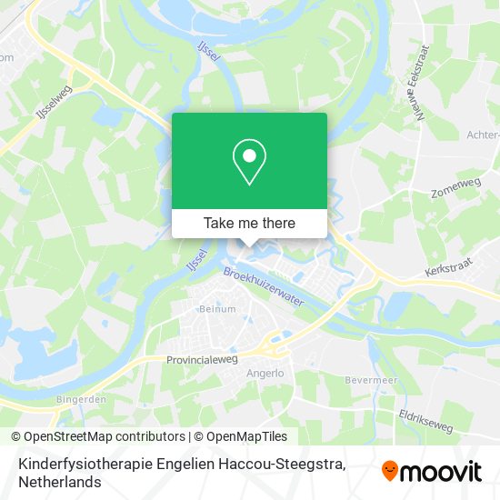 Kinderfysiotherapie Engelien Haccou-Steegstra map